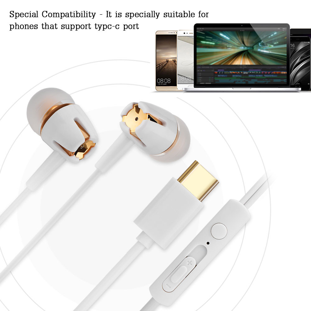 Type-C Earbuds with Mic for LETV