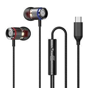 Type C Earbuds with Mic for Samsung, OnePlus, Pixel