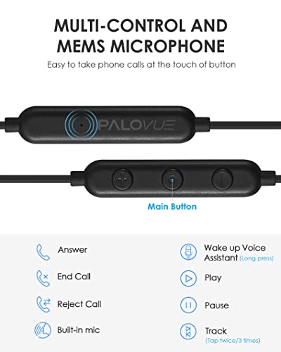 PALOVUE USB Type C Earphones with Mic & Volume Control