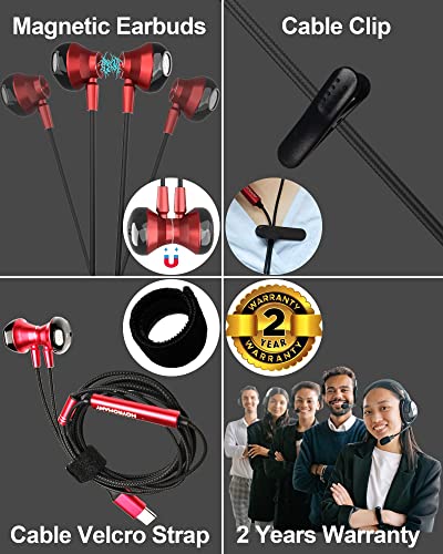 USB-C Magnetic Earbuds for Smartphones