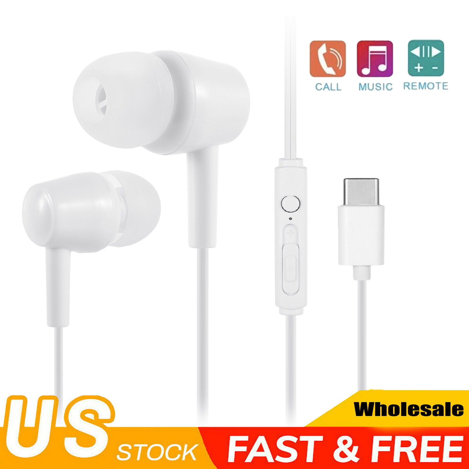 Samsung USB C Earphones with Mic & Earbuds