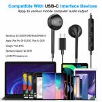 USB-C Earbuds for Samsung S21/Note 20 Ultra