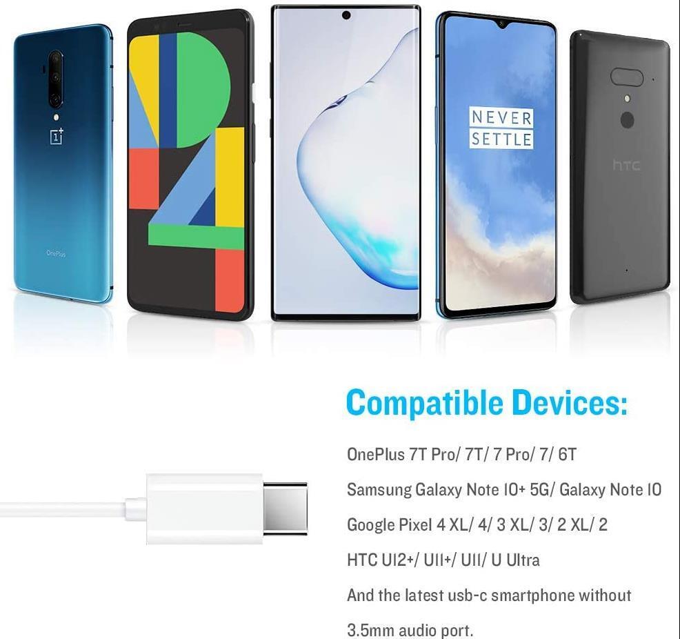 Type C Earphones with Mic for Samsung Galaxy