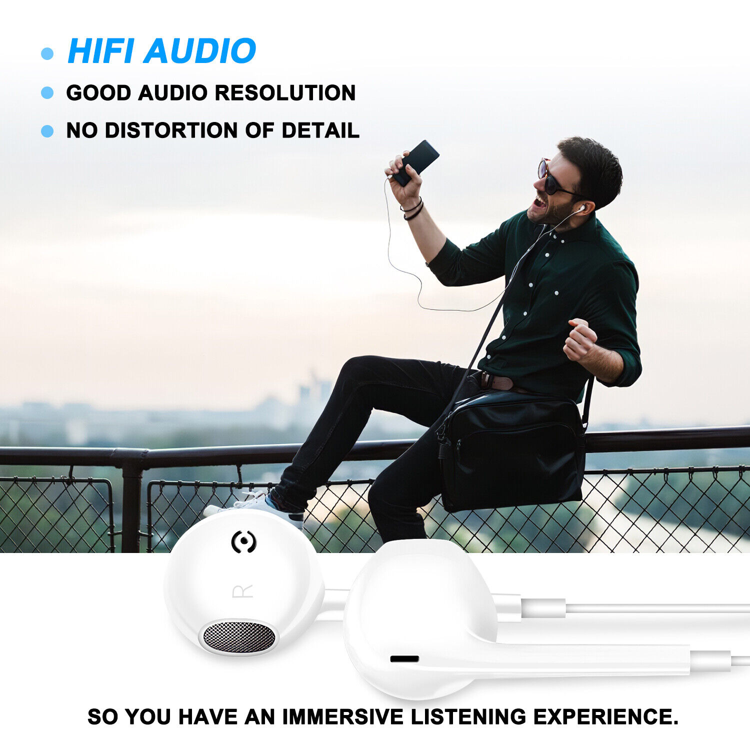 USB-C Earbuds for Samsung S21 Ultra