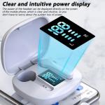 Wireless Earbuds with USB-C Charging and LED Display