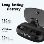 Wireless Earbuds with USB-C Quick Charge