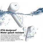 Wireless Earbuds with USB-C Charging and LED Display