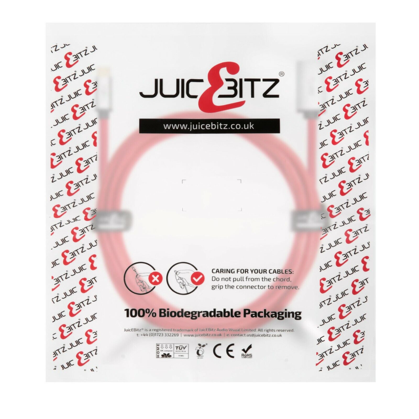 JuicEBitz® Braided Type C Extension Cable