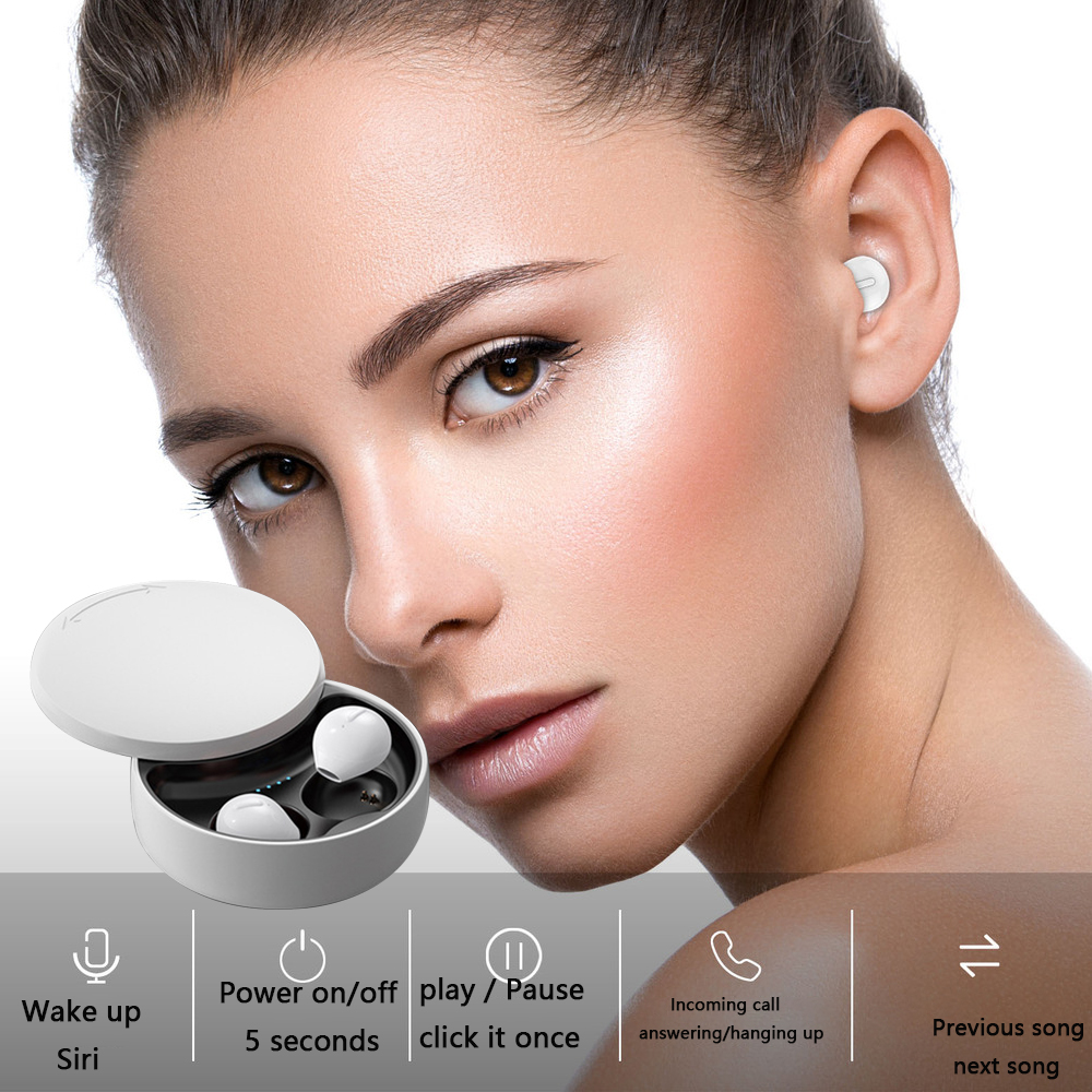 Mini USB-C Earbuds with Waterproof Case