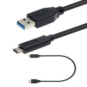 Short USB-C Sync Charger Cable - 1ft Black