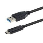 Short USB-C Sync Charger Cable - 1ft Black