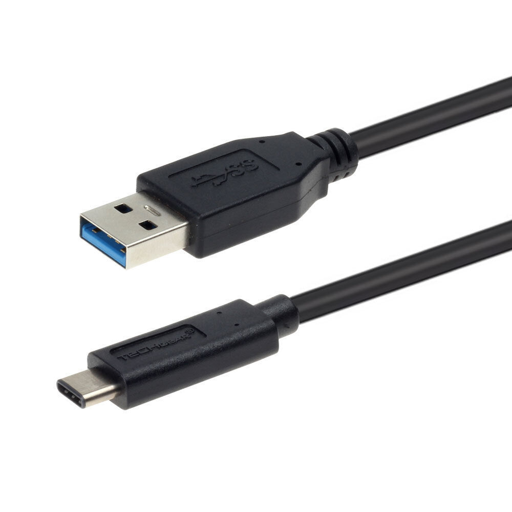 Short USB-C Sync Charger Cable - 1ft Black