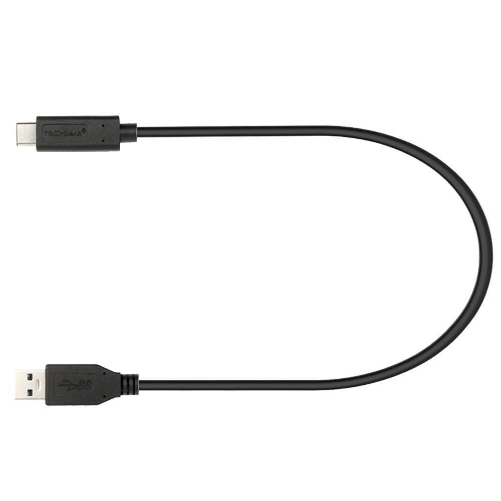 Short USB-C Sync Charger Cable - 1ft Black