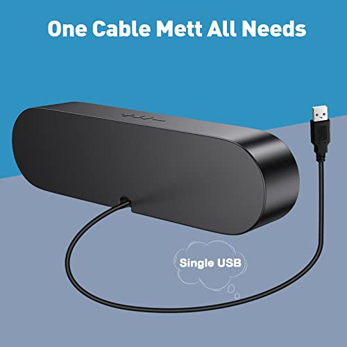 USB-C Computer Speakers with Crystal Clear Sound