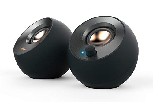 USB-C Desktop Speakers with Adapter and Cable