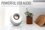 Minimalistic USB-C Desktop Speakers with Bluetooth