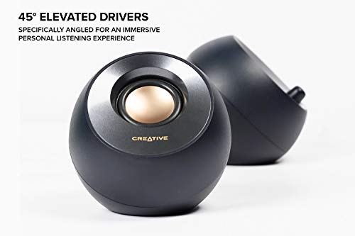 USB-C Desktop Speakers with Adapter and Cable