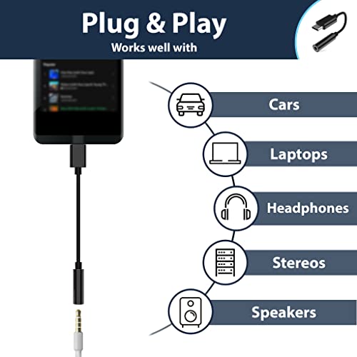 Pipestation® USB-C to Aux Adapter for Smartphones