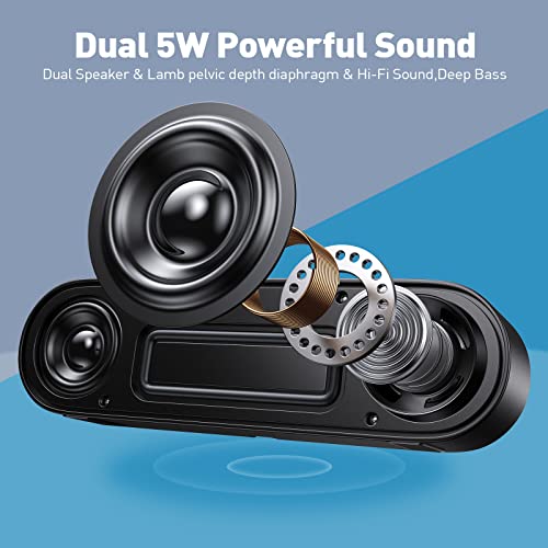 Portable USB-C Computer Soundbar with Volume Control