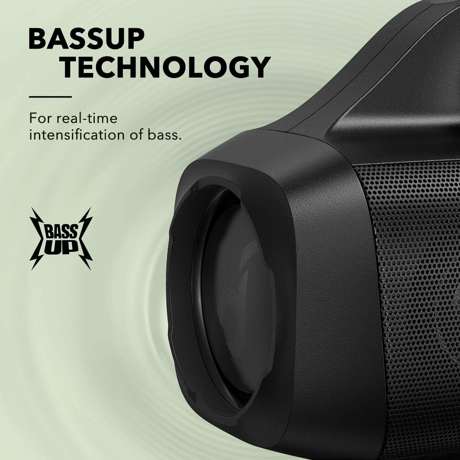 Waterproof Bluetooth outdoor speaker with portable bass