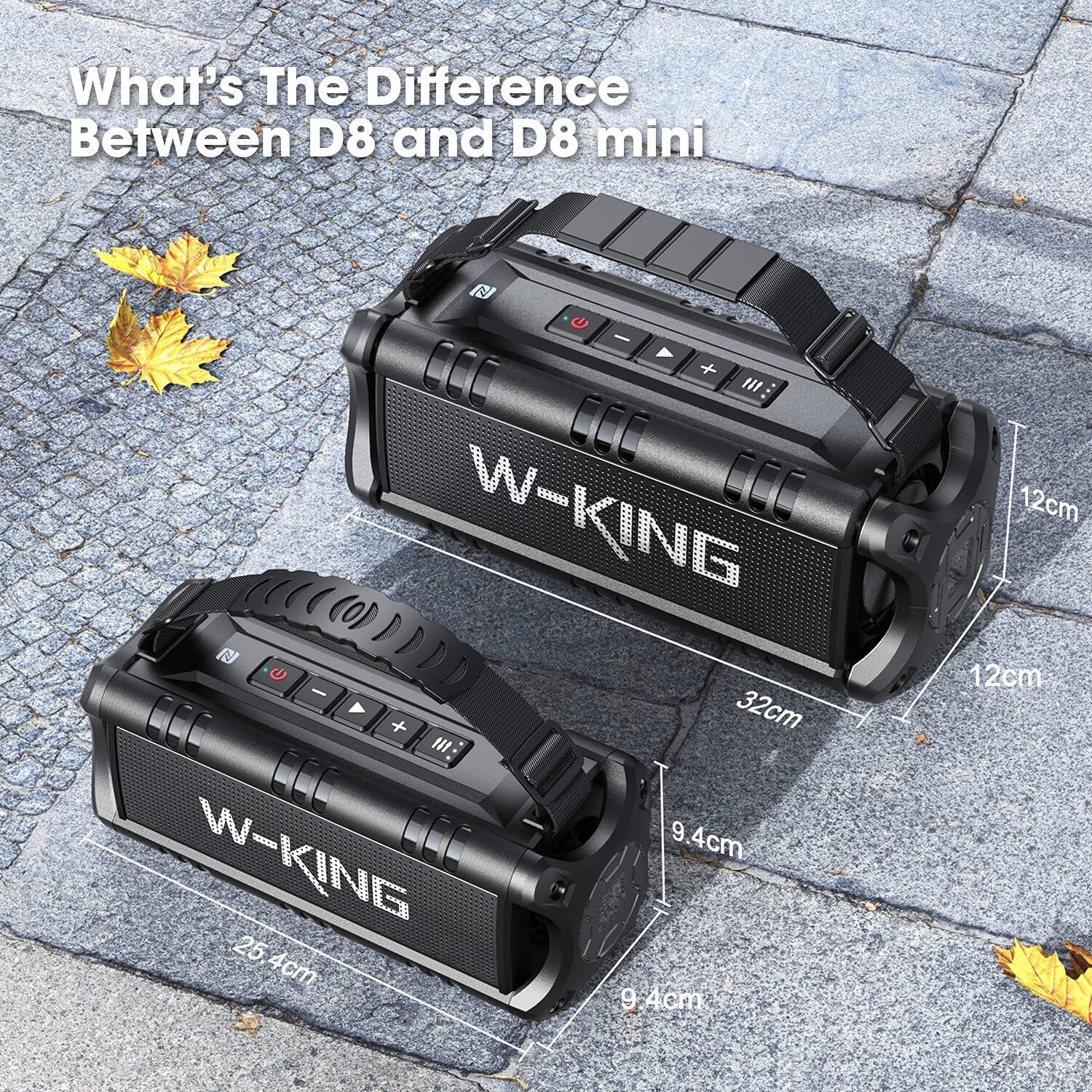 Affordable W-KING Bluetooth Speakers - All Models