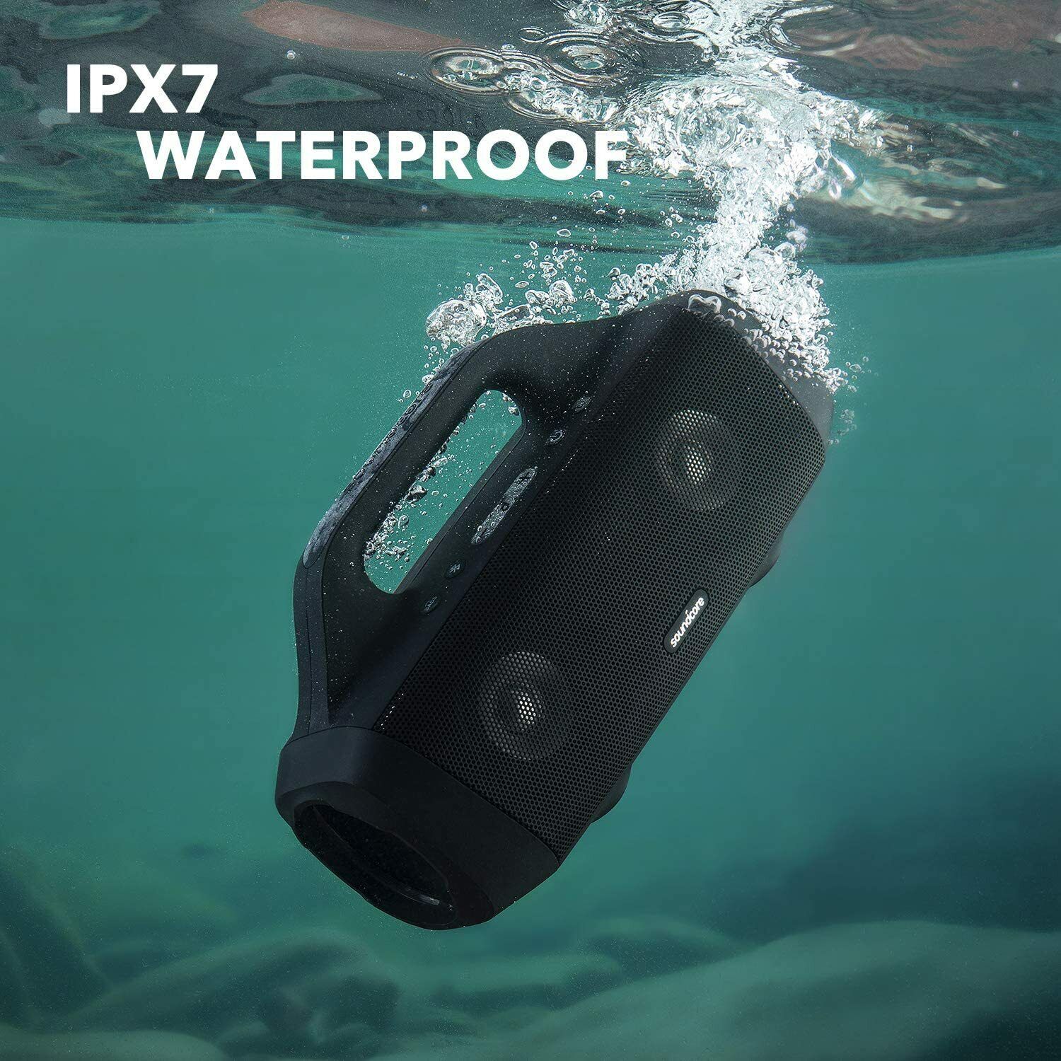 Waterproof Bluetooth outdoor speaker with portable bass