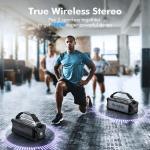 Black Wireless USB-C Speakers, 50W RMS