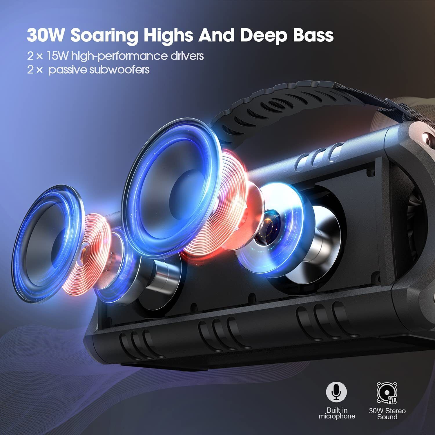 Affordable W-KING Bluetooth Speakers - All Models