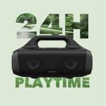 Waterproof Bluetooth outdoor speaker with portable bass