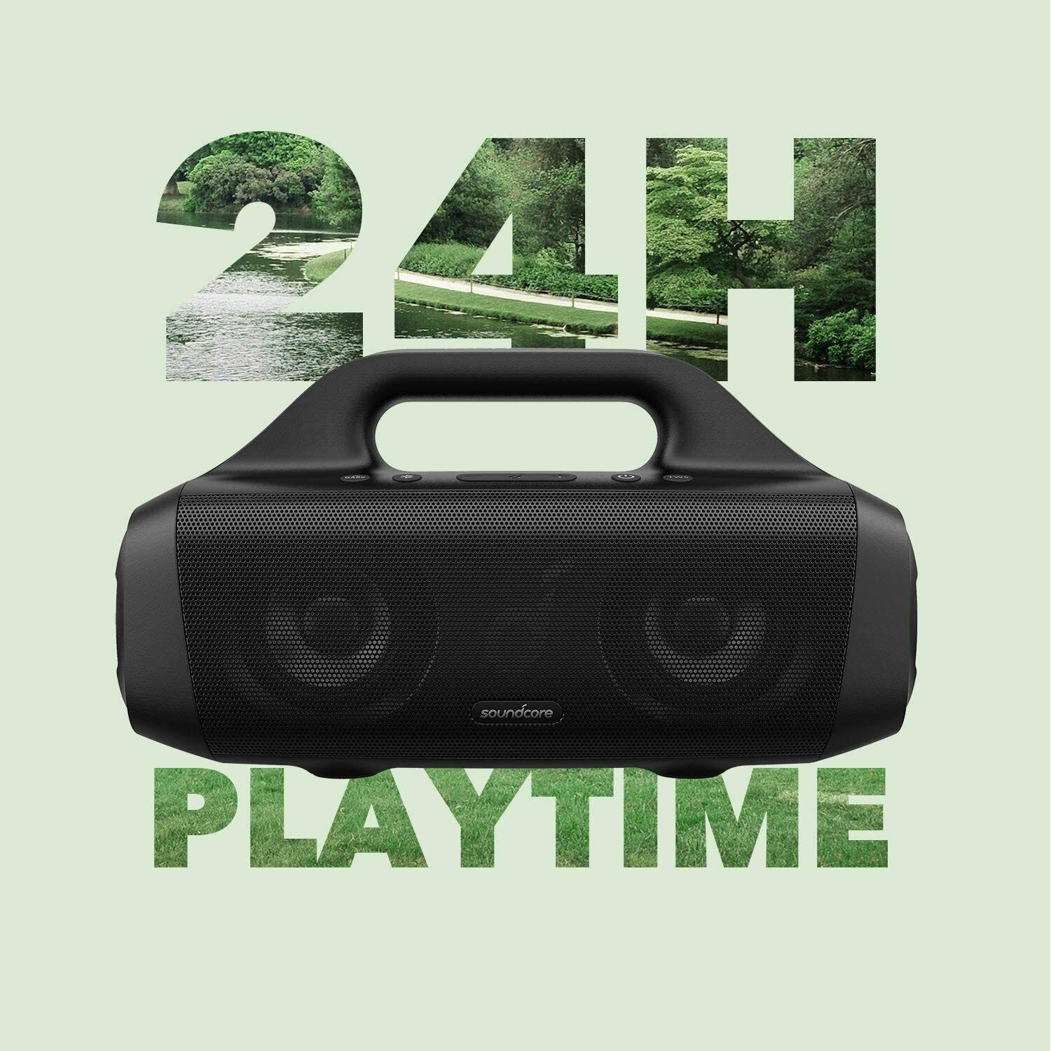 Waterproof Bluetooth outdoor speaker with portable bass