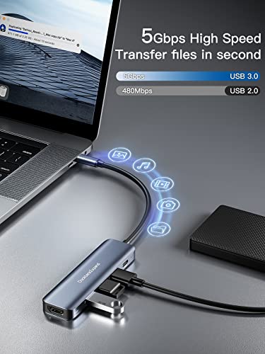 5-in-1 USB-C Multiport Adapter with HDMI