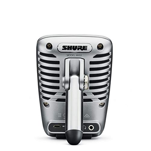 Shure MV51 USB-C Condenser Microphone - 5 DSP Modes