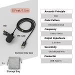 USB-C Lavalier Microphone for Mobile Devices