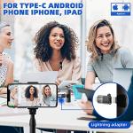 USB-C Wireless Lavalier Microphone with Adapter