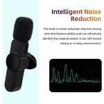 USB-C Wireless Lavalier Mic with Noise Reduction