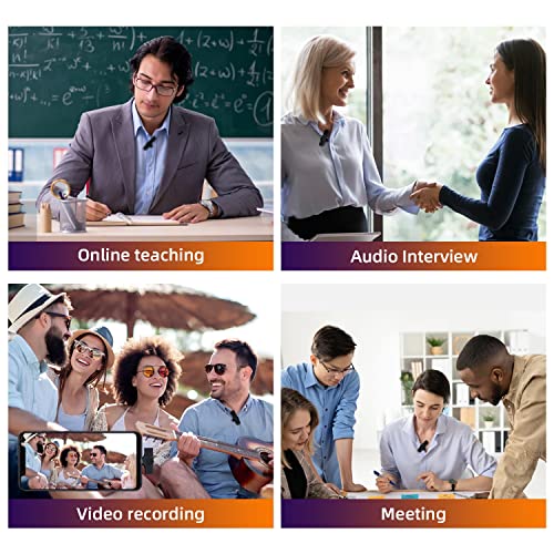 USB-C Wireless Lavalier Mic with Noise Reduction