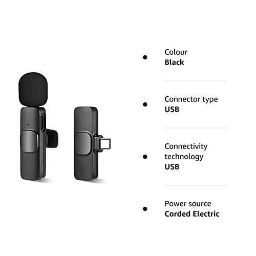 TRELC USB-C Wireless Lavalier Mic