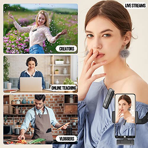 Type-C Wireless Lapel Mic for Content Creation