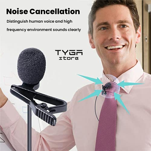 TYGA STORE USB-C Lavalier Microphone with Noise Reduction