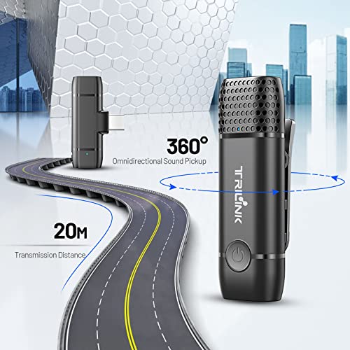 Type-C Wireless Lapel Mic for Content Creation