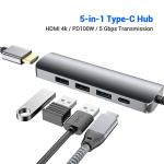 5-in-1 USB-C Hub with HDMI & USB