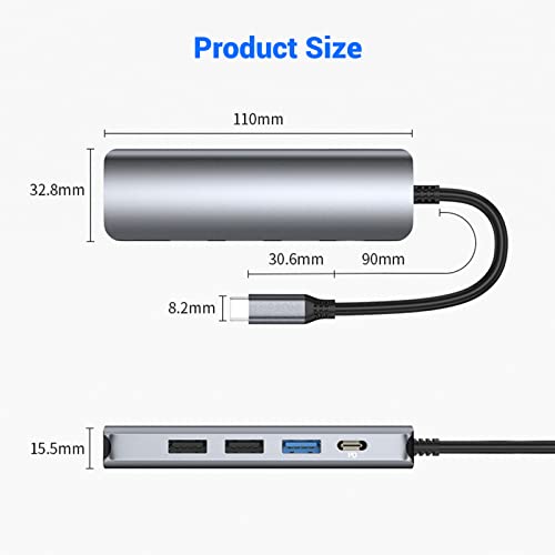 5-in-1 USB-C Hub with HDMI & USB
