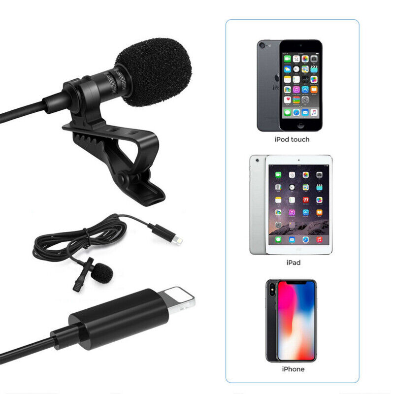 USB-C Lavalier Lapel Mic for iPhone/Samsung