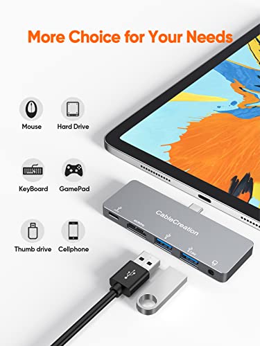 5-in-1 USB-C Hub for iPad Pro