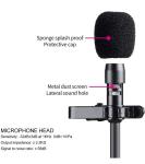 Meifox Professional Omnidirectional Lavalier Mics Recording USB-C
