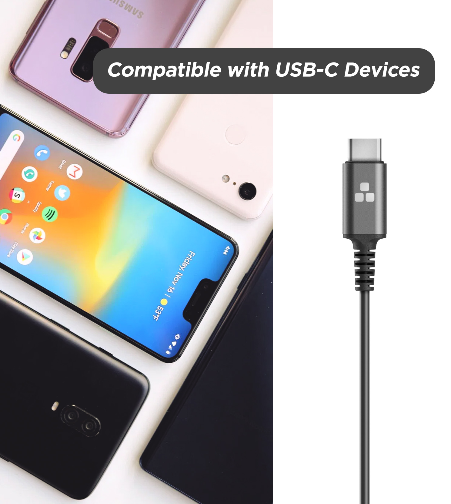 Galvanox USB-C Clip-On Lavalier Microphone