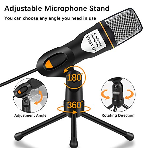VIMVIP USB-C Condenser Mic with Stand