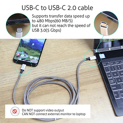 Ailun USB-C Cable 10ft 3pk, High Durability