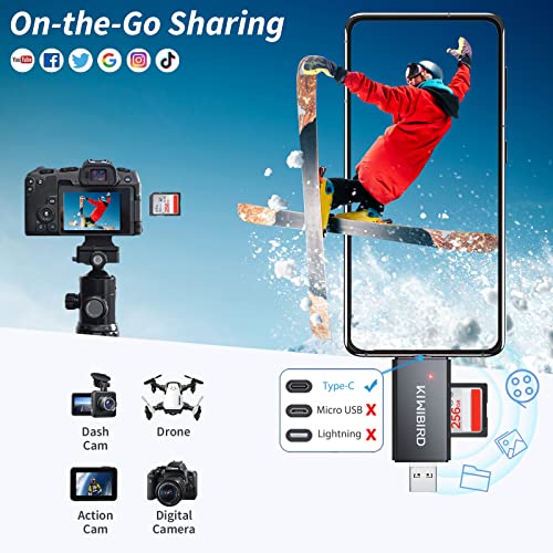 KiWiBiRD USB-C Memory Card Reader