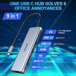 9-in-1 USB C Hub with 4K HDMI